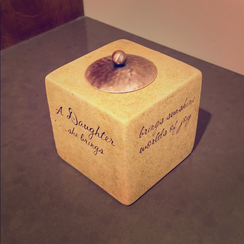 Loving Daughter Cube Votive Holder